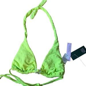 Wild Fable Women's Daisy Textured Triangle Bikini Top - Size XS - NWT